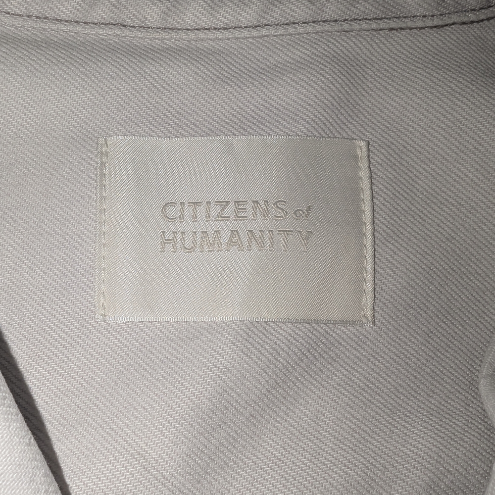 Citizens Of Humanity Soft Gray Button-Down Shirt - Picture 3 of 5